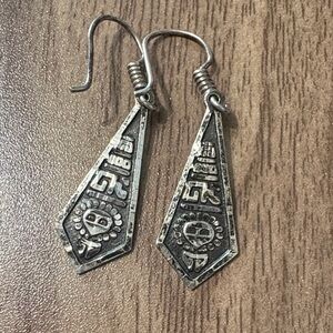 Sterling-Style sterling Silver 925 Drop Earrings